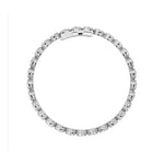 7CTW Oval Shaped Lab Grown Diamond (F/VS) Bracelet in 14K White Gold