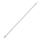 7CTW Oval Shaped Lab Grown Diamond (F/VS) Bracelet in 14K White Gold