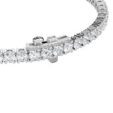 6CTW Round Shaped Lab Grown Diamond Tennis Bracelet in 14K Gold (F/VS)
