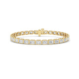 10cttw Emerald Lab Grown Diamond (F/VS ) Bracelet in 14K Gold