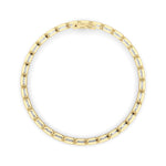 10cttw Emerald Lab Grown Diamond (F/VS ) Bracelet in 14K Gold