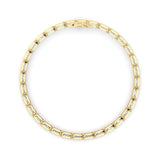 10cttw Emerald Lab Grown Diamond (F/VS ) Bracelet in 14K Gold