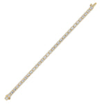 10cttw Emerald Lab Grown Diamond (F/VS ) Bracelet in 14K Gold