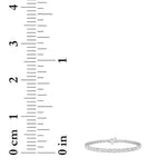 15CTW Emerald Shaped Lab Grown Diamond (F/VS) East West Bezel Set Bracelet in 14K Gold