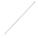 10CTW Round Shaped Lab Grown Diamond (F/VS) East West Bezel Set Bracelet in 14K Gold