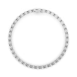 5CTW Round Lab Grown Diamond (F/VS ) Bezel Set Bracelet in 14K Gold