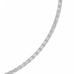 21CTW Emerald Shaped Lab Grown Diamond (F/VS) Necklace in 14K White Gold