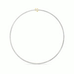 21CTW Emerald Shaped Lab Grown Diamond (F/VS) Necklace in 14K Yellow Gold