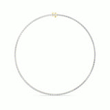 21CTW Emerald Shaped Lab Grown Diamond (F/VS) Necklace in 14K Yellow Gold