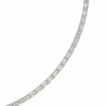 21CTW Emerald Shaped Lab Grown Diamond (F/VS) Necklace in 14K Yellow Gold