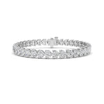 18CTW Heart Lab Grown Diamond (F/VS ) Bracelet Bracelet in 14K Gold