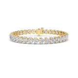 18CTW Heart Lab Grown Diamond (F/VS ) Bracelet Bracelet in 14K Gold