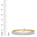 18CTW Heart Lab Grown Diamond (F/VS ) Bracelet Bracelet in 14K Gold