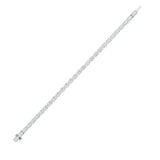 12CTW Oval Shaped Lab Grown Diamond (F/VS) Bracelet in 14K White Gold
