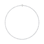12CTW Pear Shaped Lab Grown Diamond (F/VS) Fashion Necklace in 14K Gold