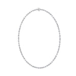 12CTW Pear Shaped Lab Grown Diamond (F/VS) Fashion Necklace in 14K Gold