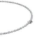 12CTW Pear Shaped Lab Grown Diamond (F/VS) Fashion Necklace in 14K Gold
