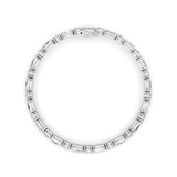 15CTW Emerald And Round Lab Grown Diamond (F/VS ) Bracelet in 14K Gold