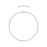 25CTW Emerald Lab Grown Diamond (F/VS ) Necklace in 14K Gold