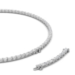 25CTW Emerald Lab Grown Diamond (F/VS ) Necklace in 14K Gold
