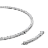 25CTW Emerald Lab Grown Diamond (F/VS ) Necklace in 14K Gold