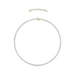 25CTW Emerald Lab Grown Diamond (F/VS ) Necklace in 14K Gold