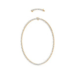 25CTW Emerald Lab Grown Diamond (F/VS ) Necklace in 14K Gold