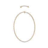 25CTW Emerald Lab Grown Diamond (F/VS ) Necklace in 14K Gold