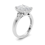 3.25CTW ELongated Cushion Lab Grown Diamond (F/VS )Ring in 14K Gold