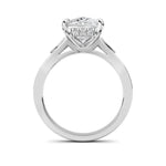 3.25CTW ELongated Cushion Lab Grown Diamond (F/VS )Ring in 14K Gold