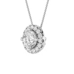 1.25CTW Round Shaped Lab Grown Diamond (F/VS) Pendant in 14K Gold