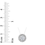 1.25CTW Round Shaped Lab Grown Diamond (F/VS) Pendant in 14K Gold