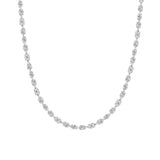 25CTW Mix Shaped Lab Grown Diamond (F/VS ) Tennis Necklace in 14K Gold