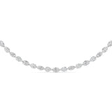 25CTW Mix Shaped Lab Grown Diamond (F/VS ) Tennis Necklace in 14K Gold