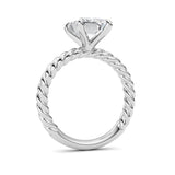 Emerald Lab Grown Diamond (F/VS ) Ring in 14K Gold