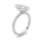 Marquise Lab Grown Diamond (F/VS ) Ring in 14K Gold