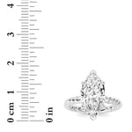 Marquise Lab Grown Diamond (F/VS ) Ring in 14K Gold
