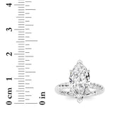 Marquise Lab Grown Diamond (F/VS ) Ring in 14K Gold