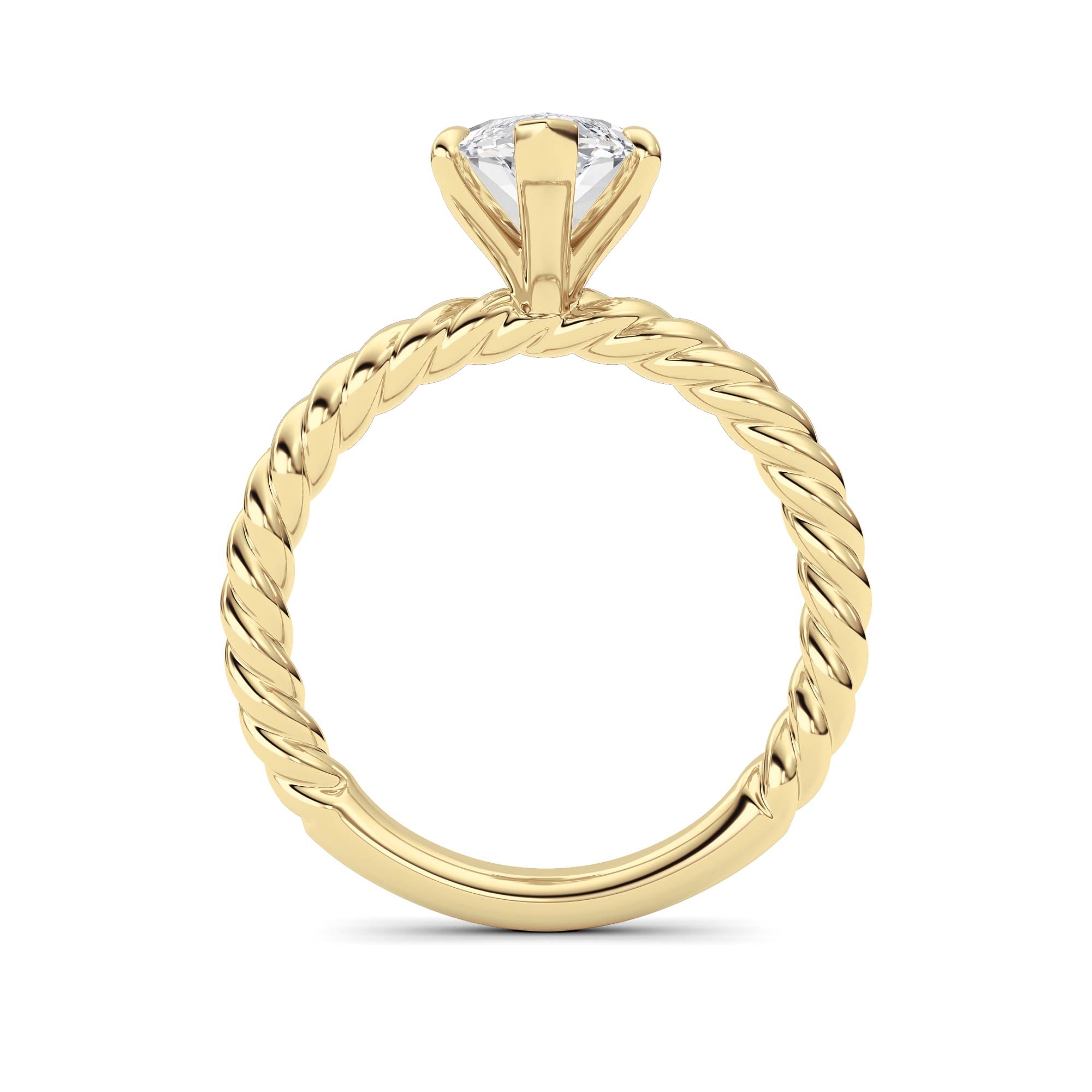 Marquise Lab Grown Diamond (F/VS ) Ring in 14K Gold