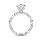 Oval Lab Grown Diamond (F/VS ) Ring in 14K Gold