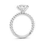 Oval Lab Grown Diamond (F/VS ) Ring in 14K Gold