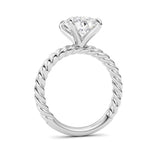 Oval Lab Grown Diamond (F/VS ) Ring in 14K Gold