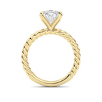 Oval Lab Grown Diamond (F/VS ) Ring in 14K Gold