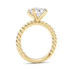 Oval Lab Grown Diamond (F/VS ) Ring in 14K Gold