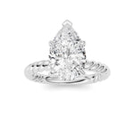 Pear Lab Grown Diamond (F/VS ) Ring in 14K Gold