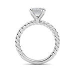 Radiant Lab Grown Diamond (F/VS ) Ring in 14K Gold