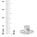 Radiant Lab Grown Diamond (F/VS ) Ring in 14K Gold