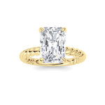 Radiant Lab Grown Diamond (F/VS ) Ring in 14K Gold
