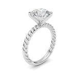 Round Lab Grown Diamond (F/VS ) Ring in 14K Gold