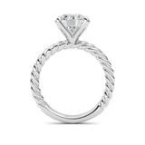 Round Lab Grown Diamond (F/VS ) Ring in 14K Gold